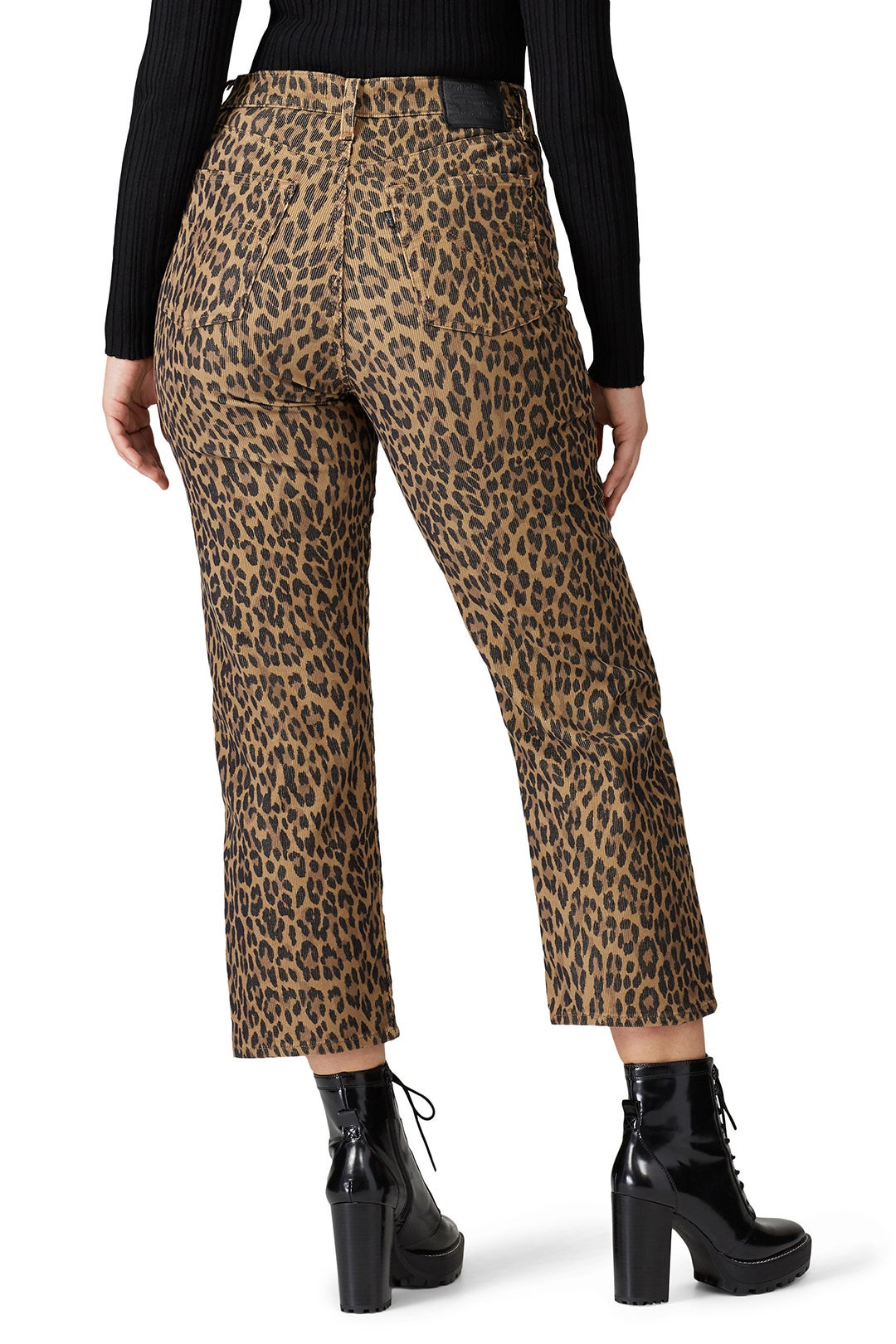 Cordoroy Ribcage Straight Ankle Jeans by Levi's 7