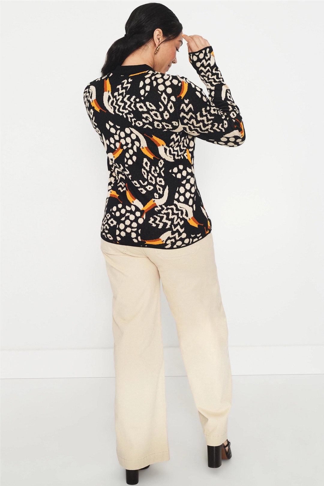Tucanissimo Polo Knit Top by FARM Rio 7