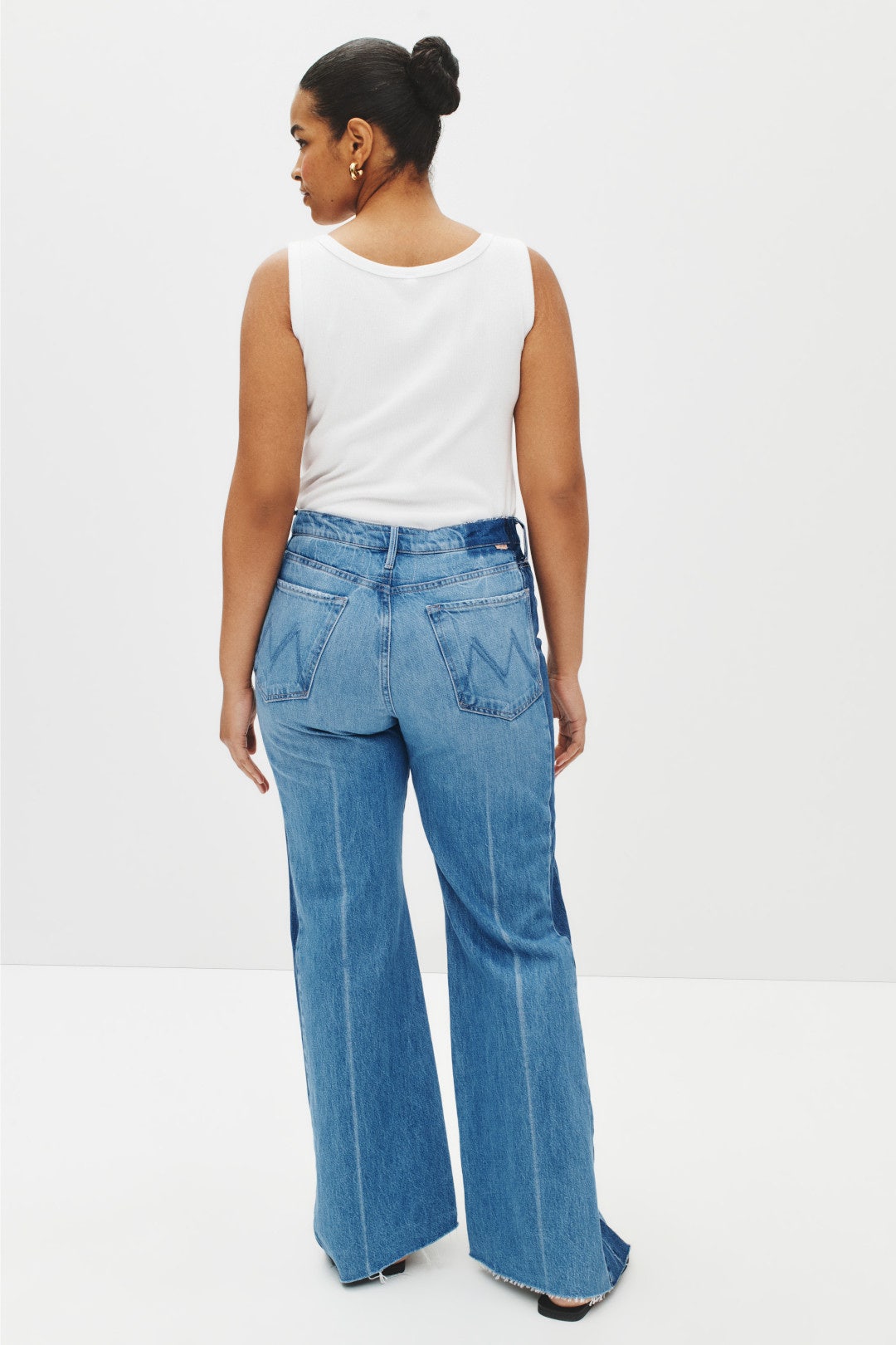 Tux Sidestepper Frayed Jeans by MOTHER 7