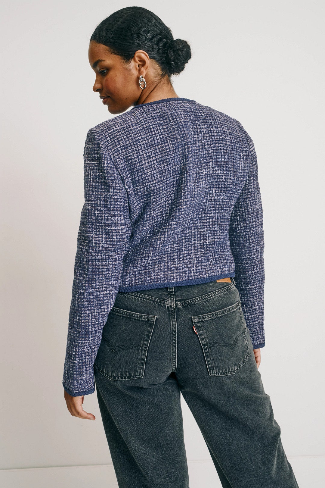 Patch Pocket Tweed Jacket by Laundry by Shelli Segal 7