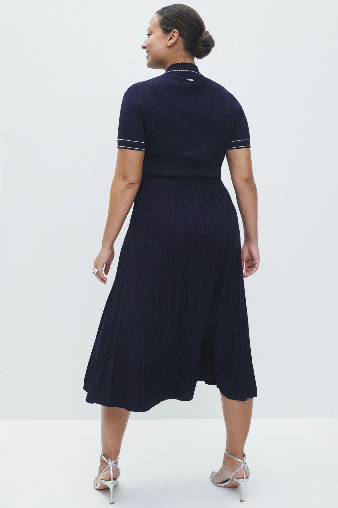 Contrast Stitching Polo Midi Dress by MICHAEL KORS | Rent the Runway