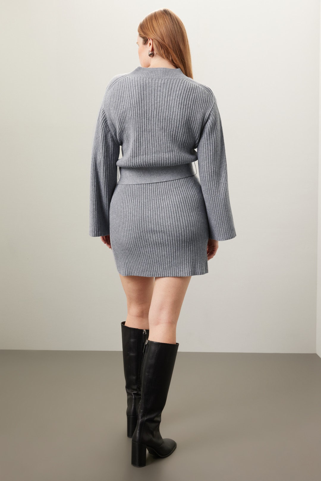 Gray Knit Mini Dress by Marissa Webb x RTR 7