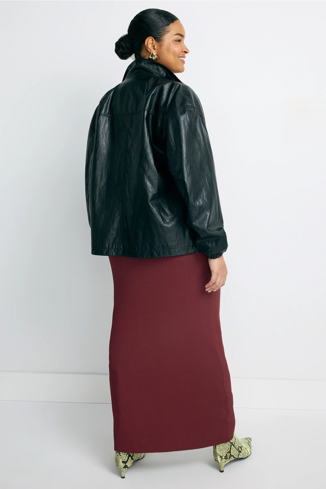 Rib Knit Skirt by SIMKHAI 7