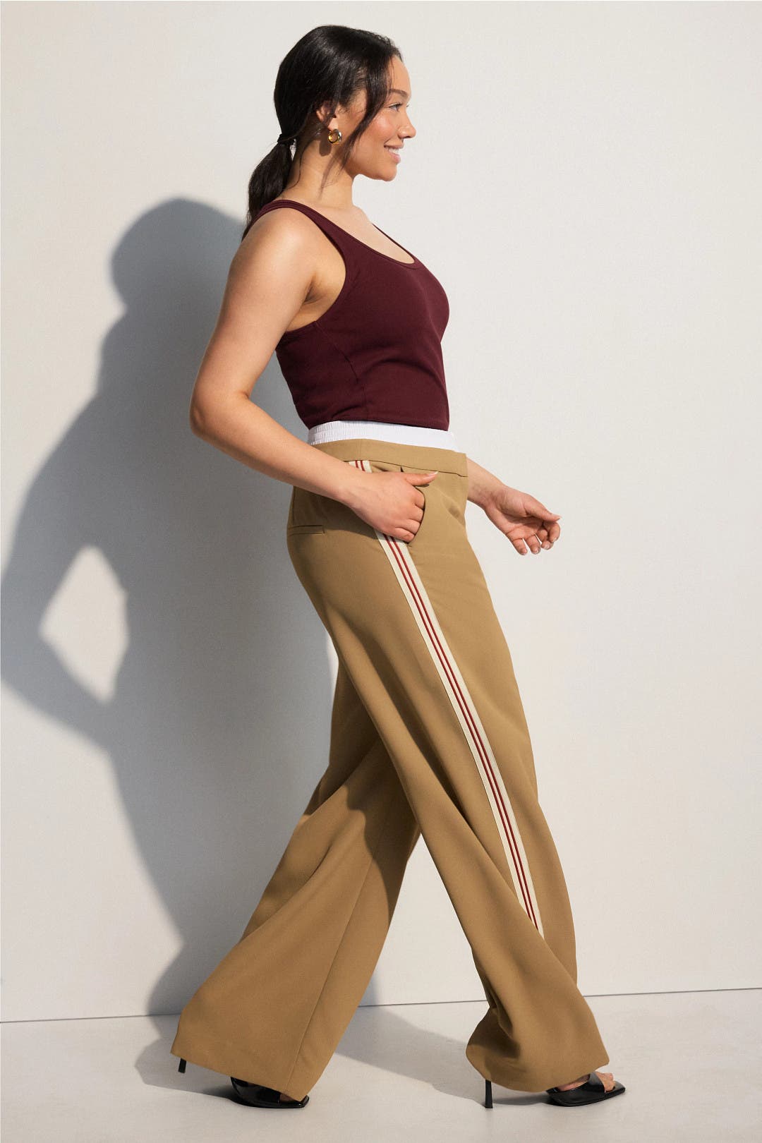 Eugene Track Stripe Pants by Veronica Beard | Rent the Runway