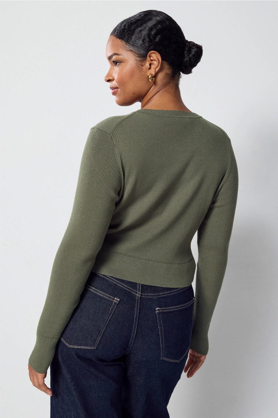 Crew Neck Cardigan by Toccin 7