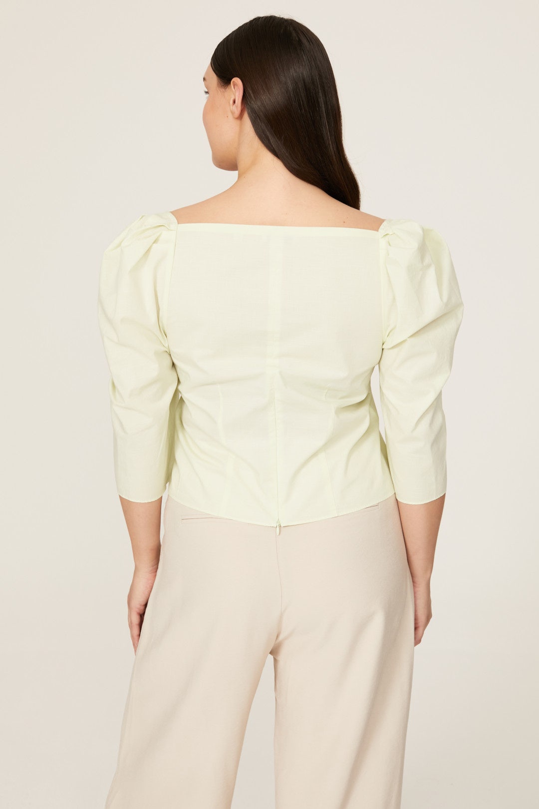 Draped Square Neck Top by VINCE. 7