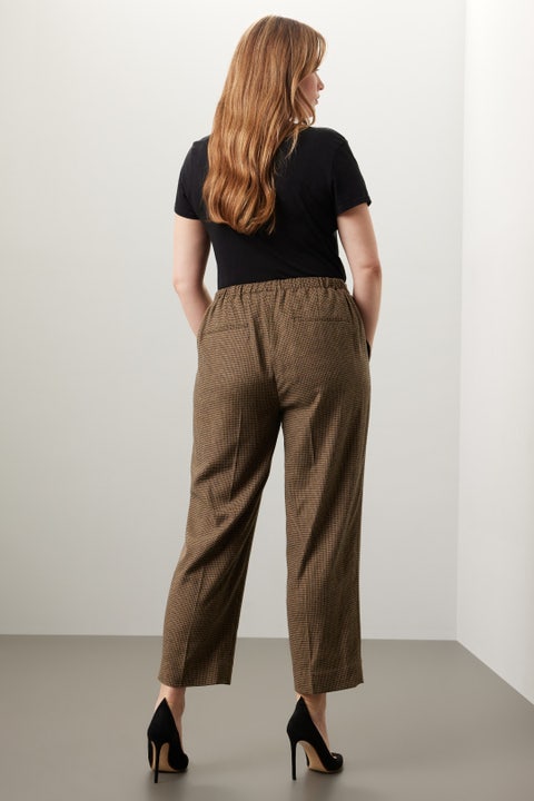 HARVEY PANTS / HOUNDSTOOTH COTTON