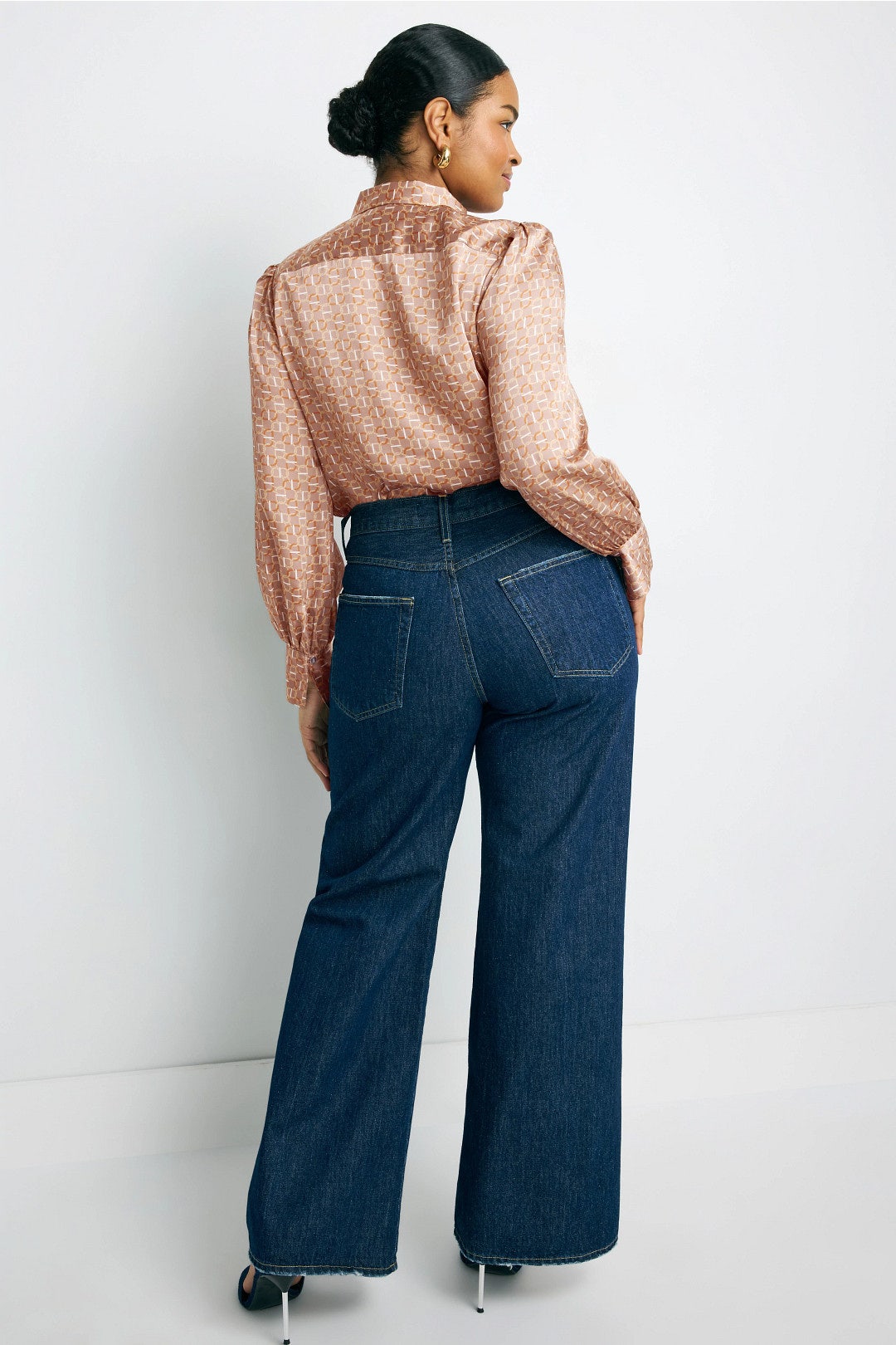 Luxe Long Sleeve Blouse by Lauren Ralph Lauren 7