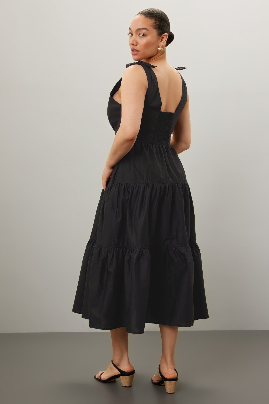 Tie Shoulder Tiered Dress by Derek Lam 10 Crosby x RTR | Rent the