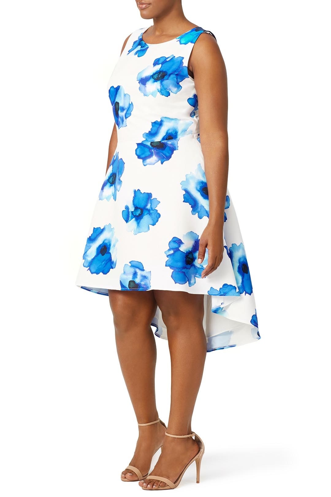 Blue Poppy James Dress by TROUBADOUR 6