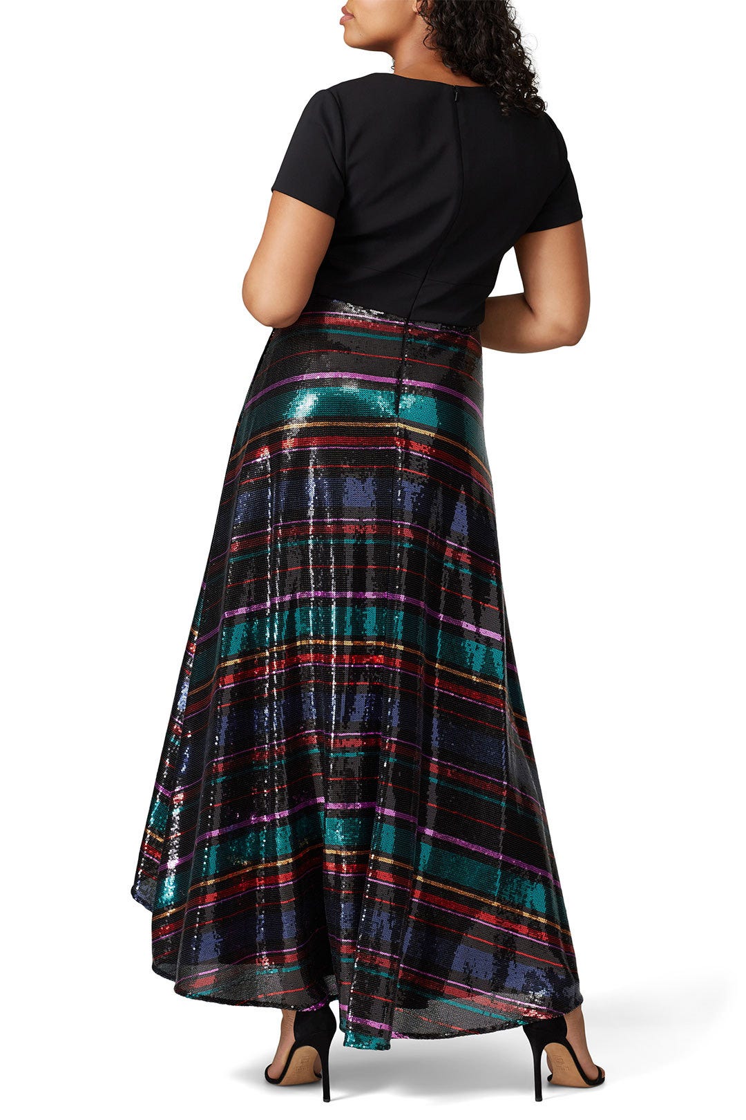 Sequin Skirt Gown by Badgley Mischka 7
