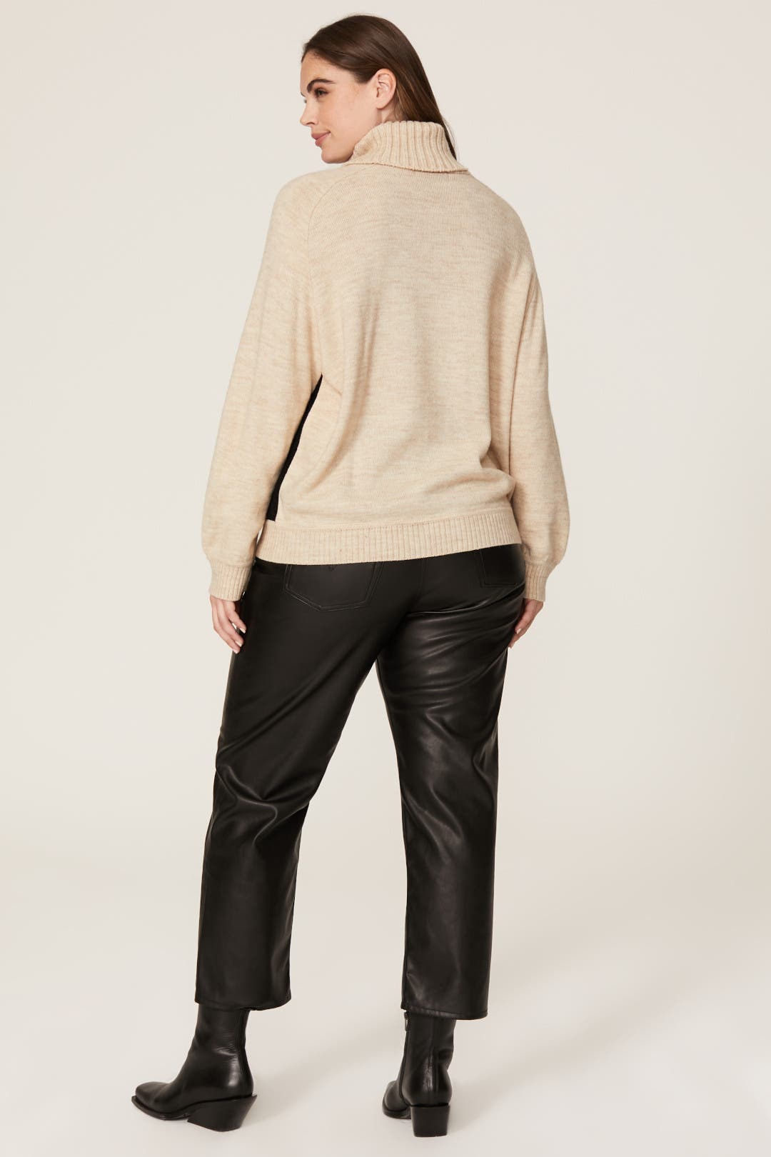 Kinka Graphic Turtleneck Sweater by Aldomartins | Rent the Runway