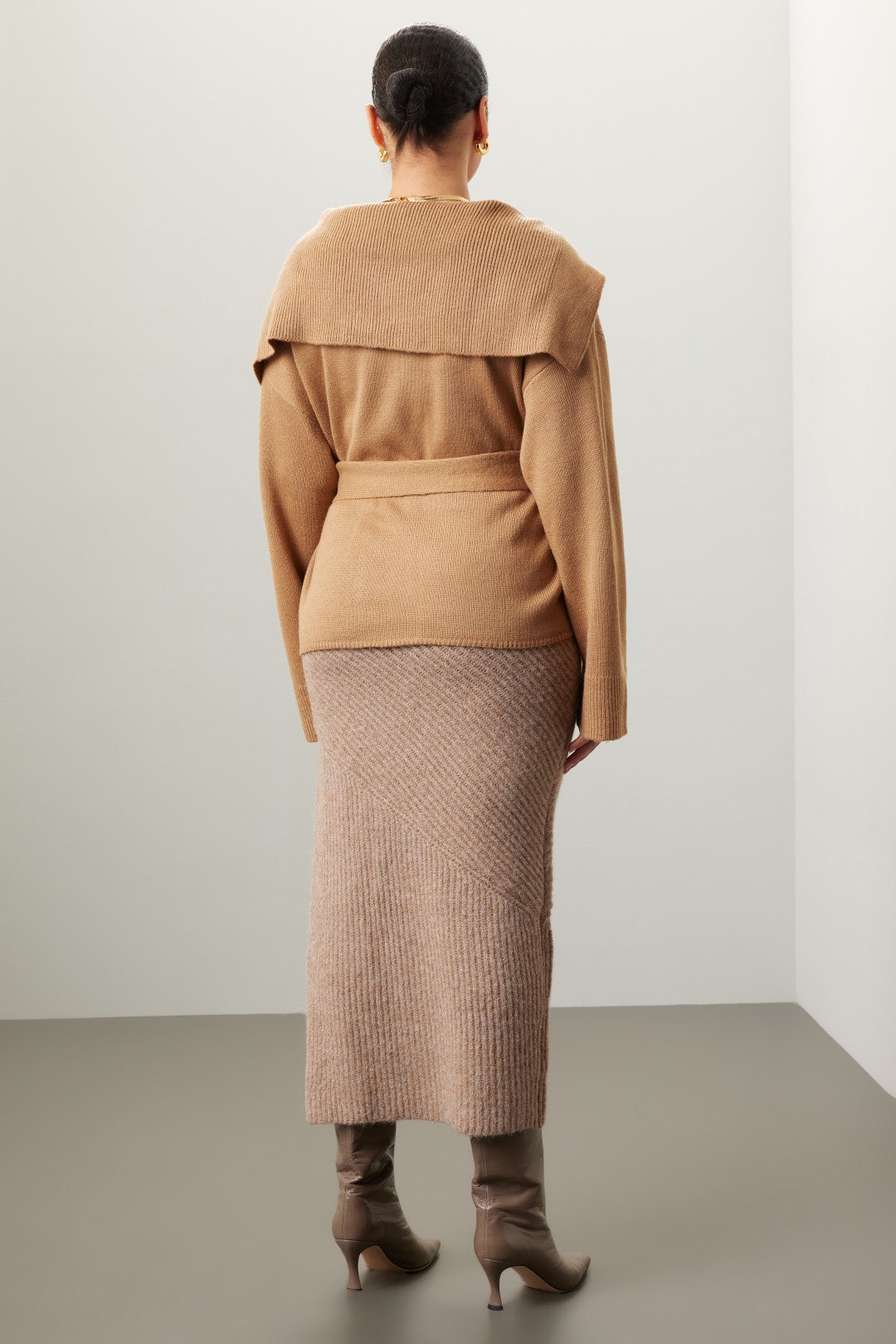 Tie Waist Sweater by Marina Moscone x RTR 7