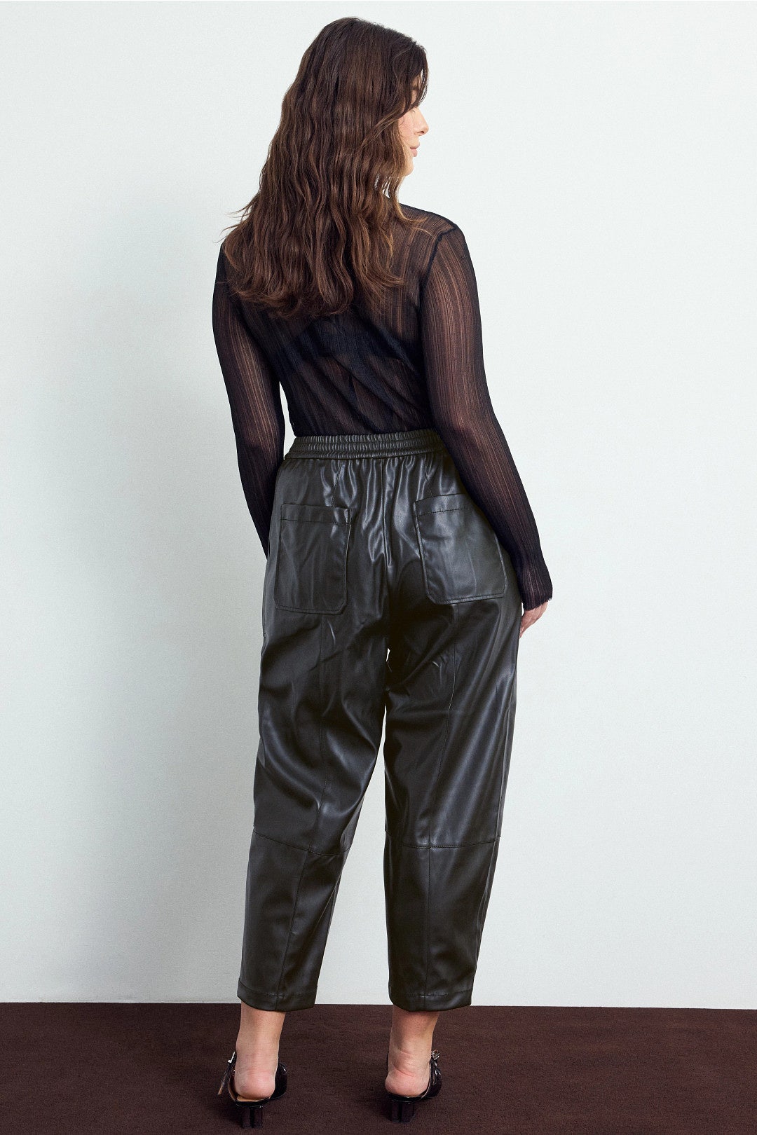 Faux Leather Pull On Trouser by 3.1 Phillip Lim 7