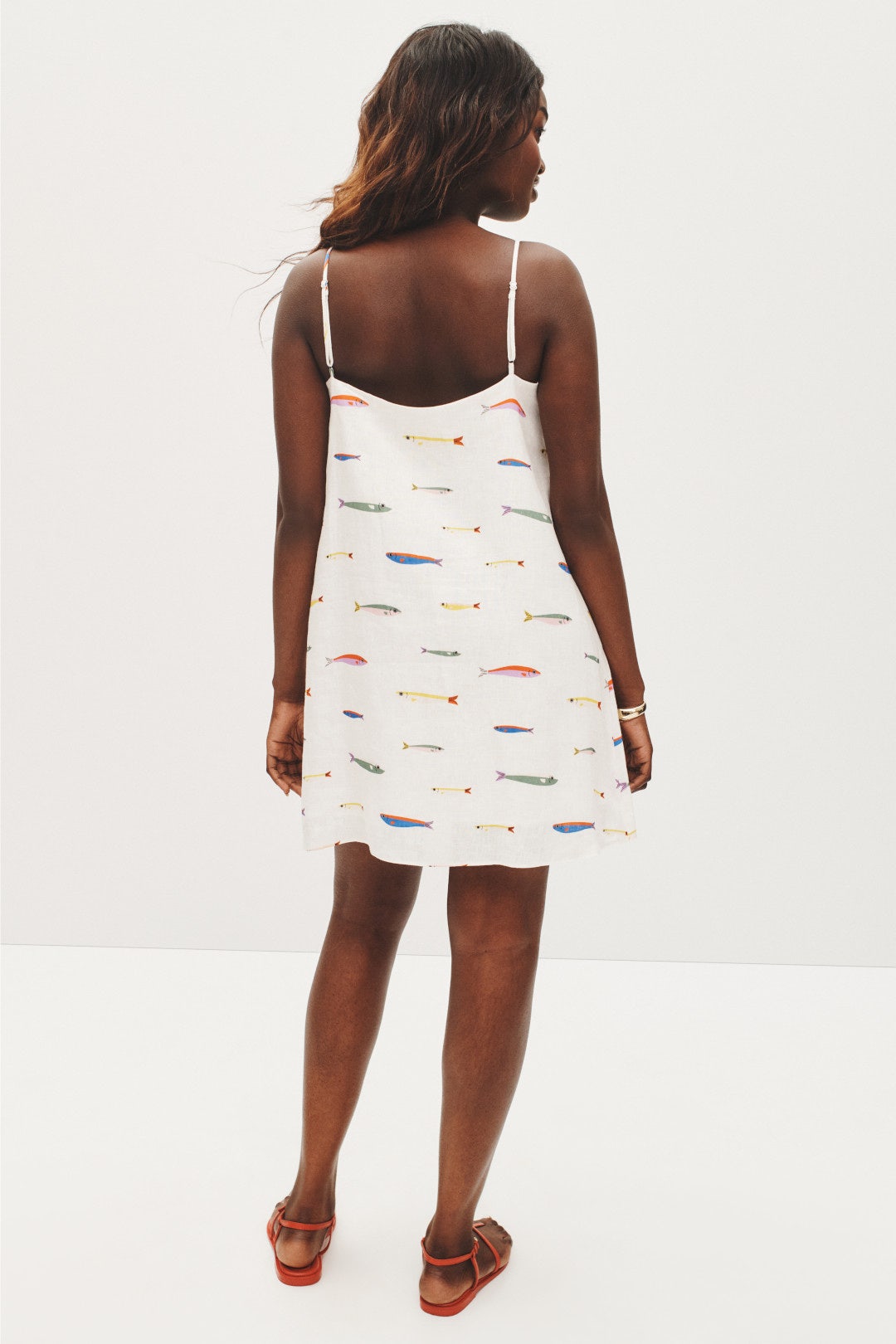Laura Linen Mini Dress by Staud 7