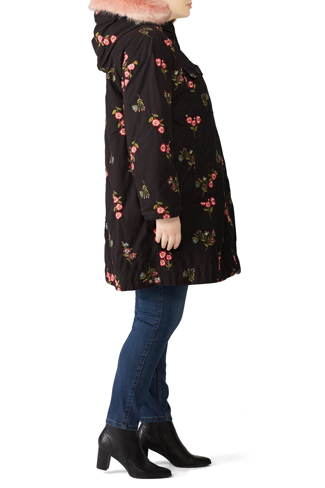 Embroidered Twill Coat by kate spade new york 6