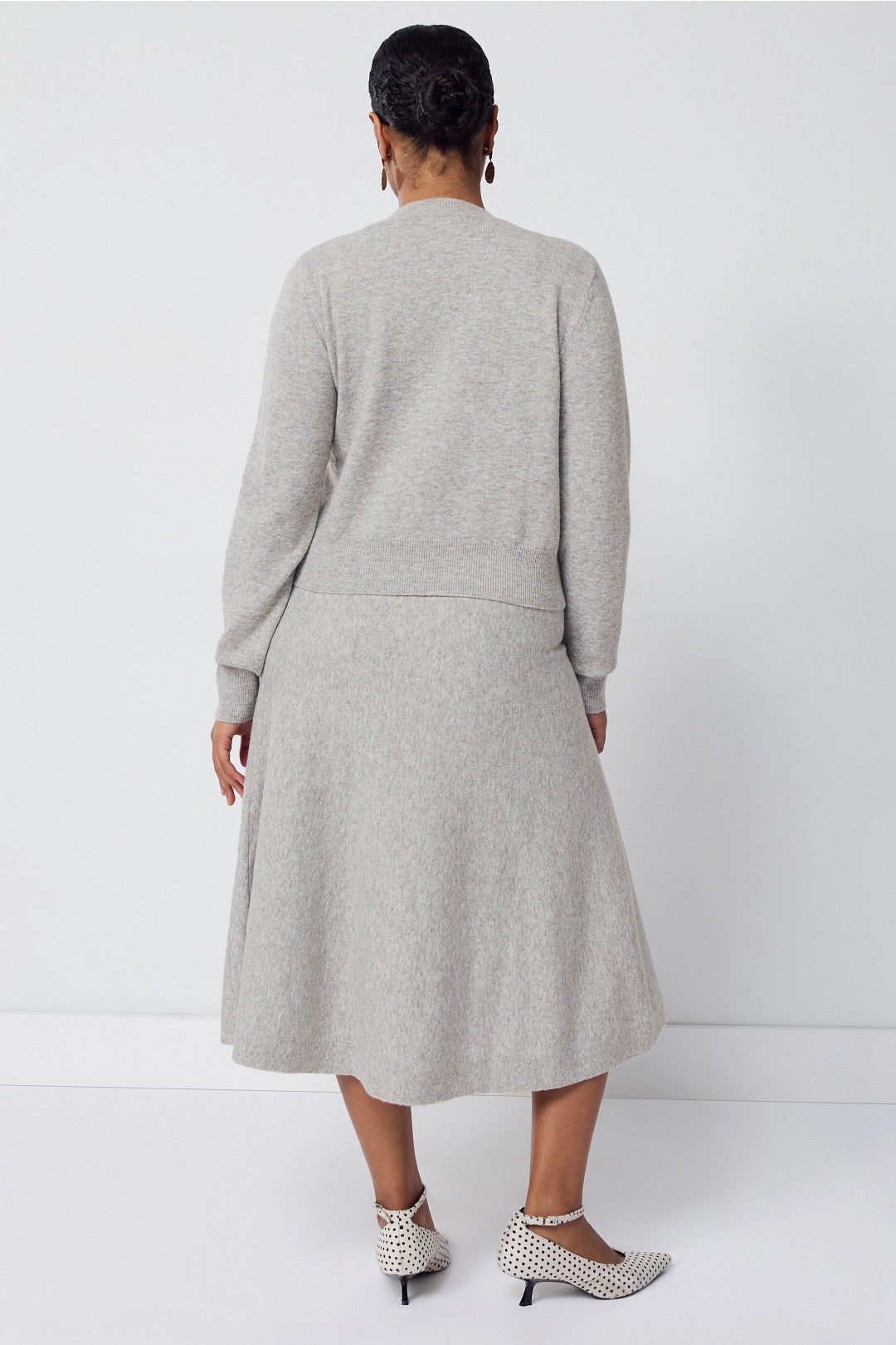 Brushed Knit Cardigan With Sparkle Buttons by Adam Lippes x RTR 7