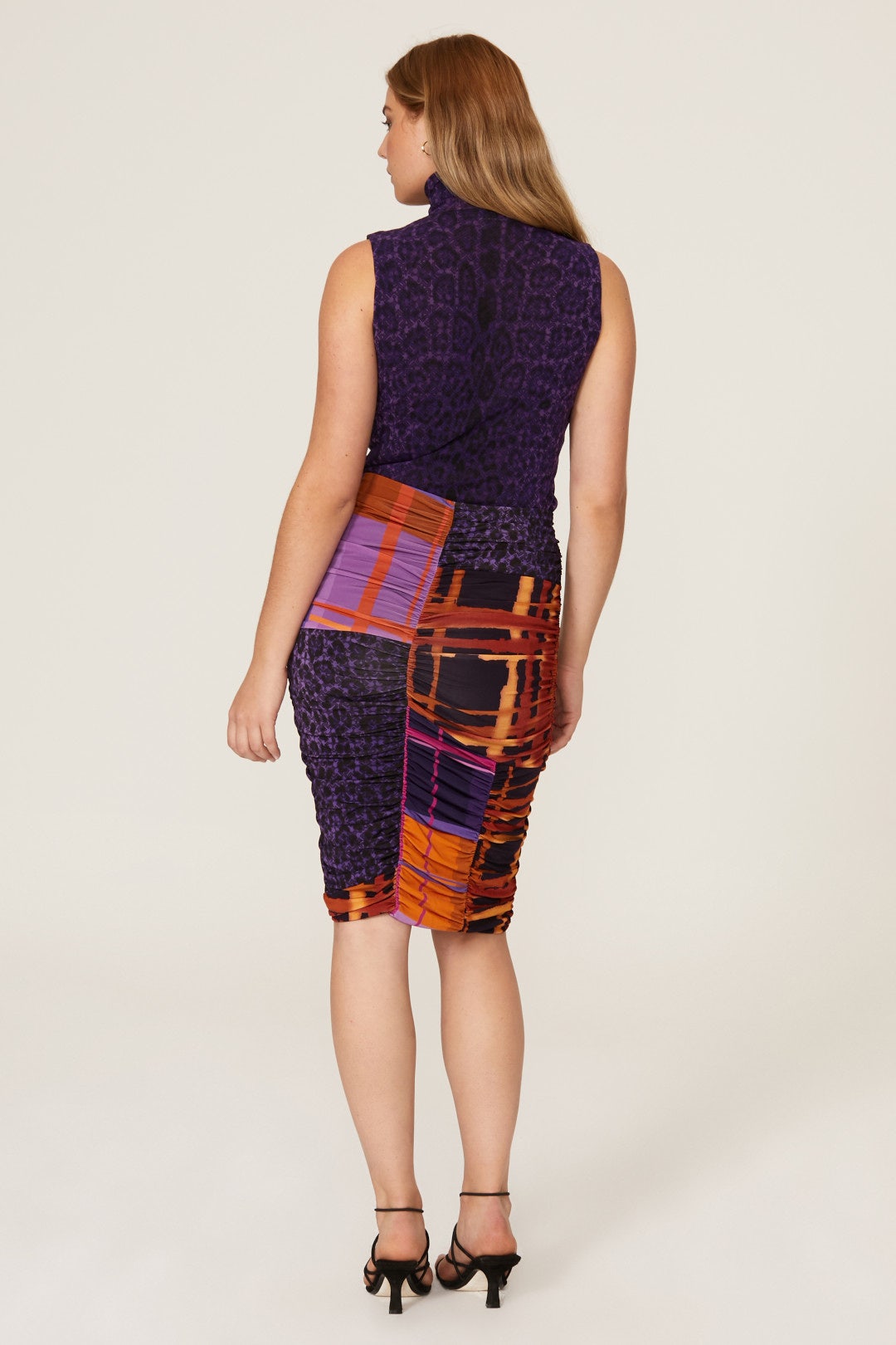 Gonna Corta Patchwork Skirt by Fuzzi 7