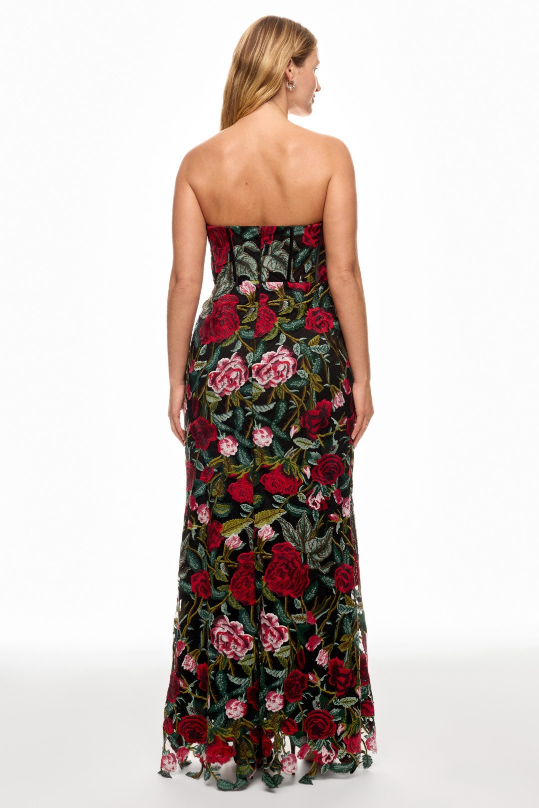 Strapless Bustier Top Gown by Ieena for Mac Duggal 7