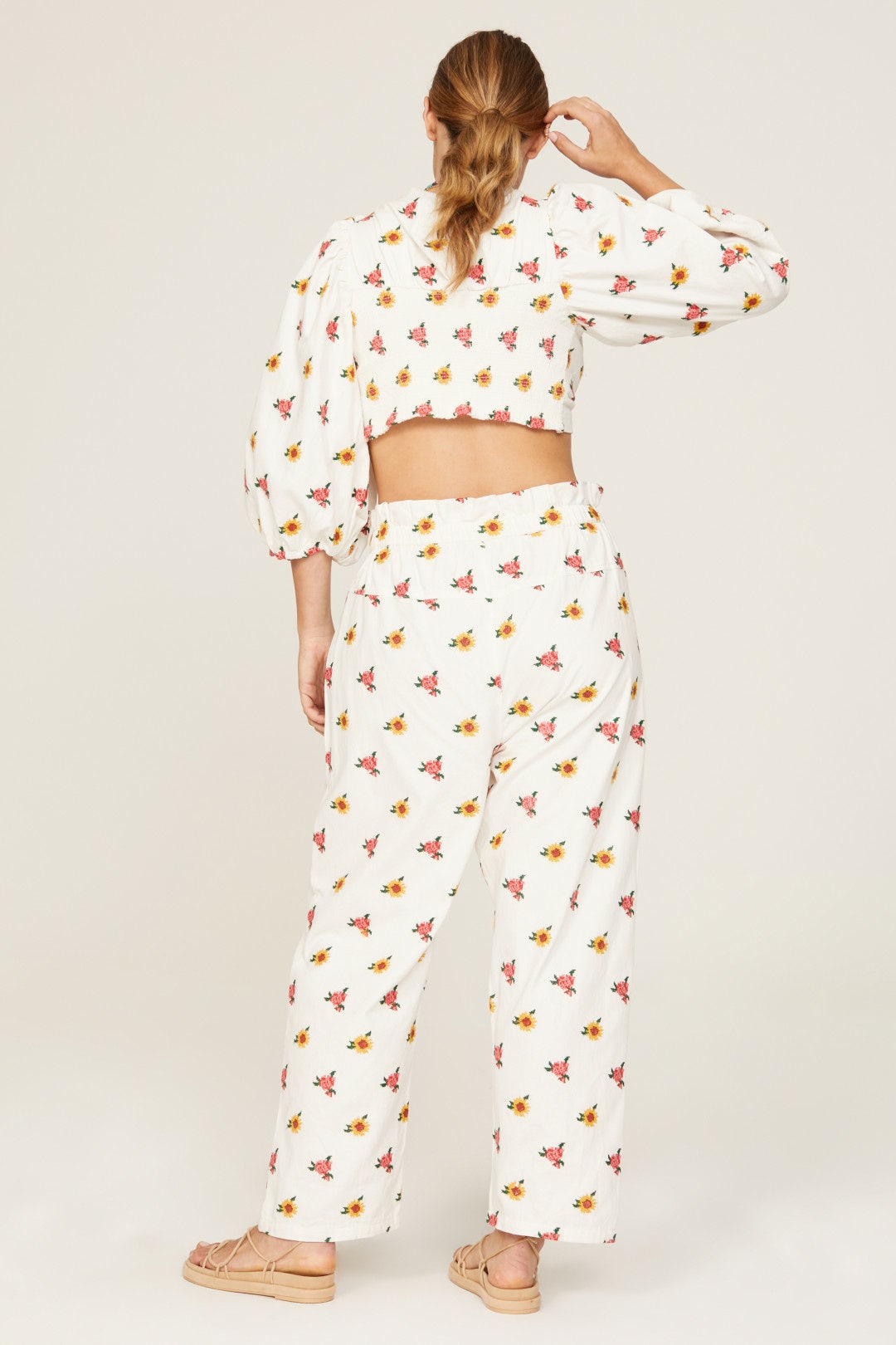 Mixed Flowers Embroidered Top by FARM Rio 7