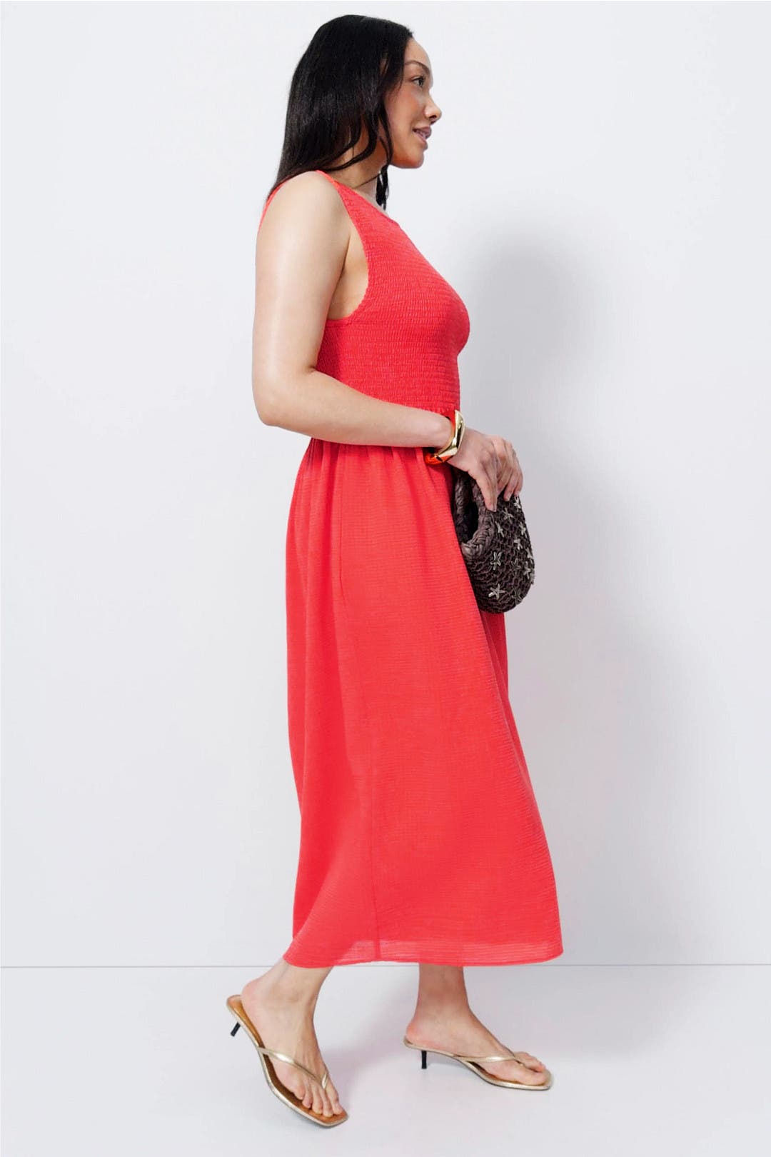 Red Cosima Nap Dress by Hill House Home | Rent the Runway