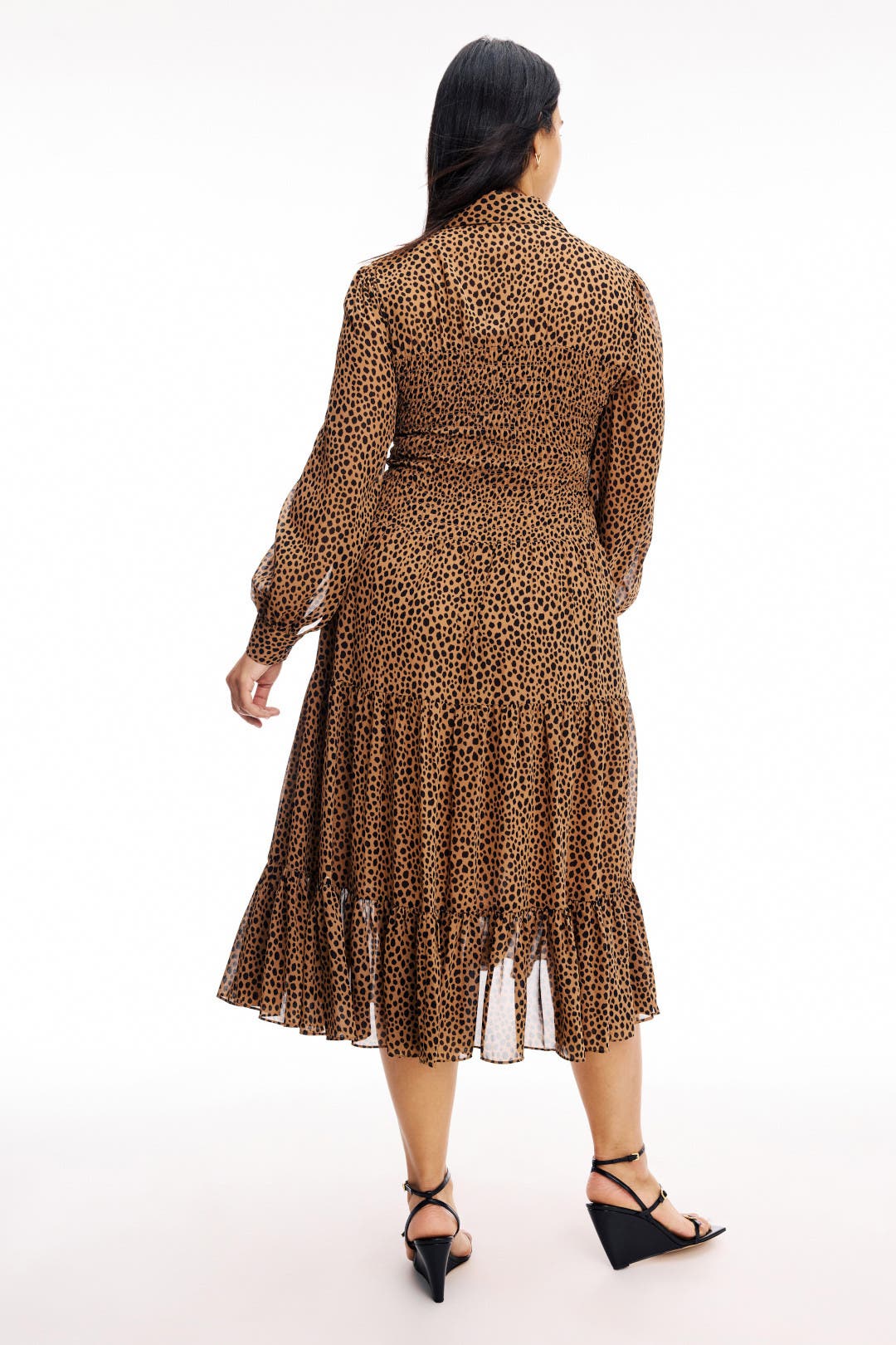 Smock Button Down Shirt Dress by MICHAEL KORS | Rent the Runway