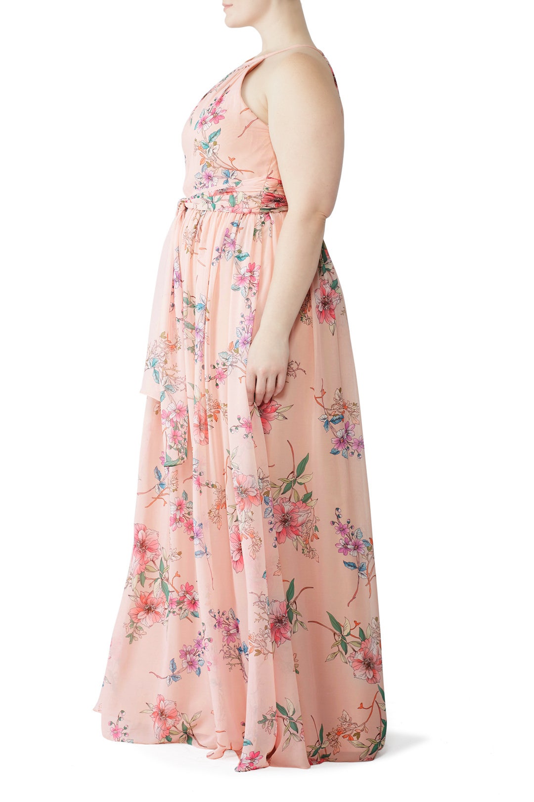 Floral Daniela Gown by Monique Lhuillier Bridesmaid 6