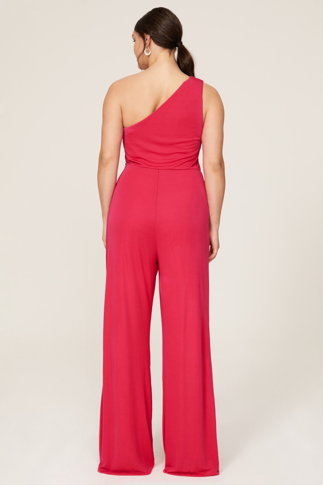 Randi One Shoulder Jumpsuit by HALSTON 7
