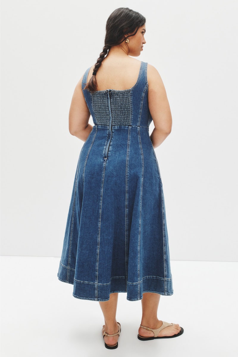 Flare Denim Midi Dress by Madewell - Photo 7
