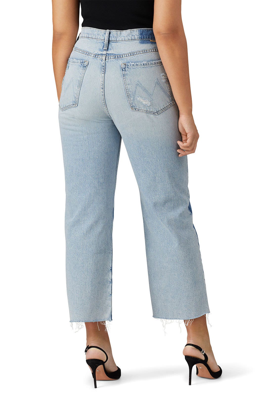 The Rampler Ankle Fray Jeans by MOTHER 7