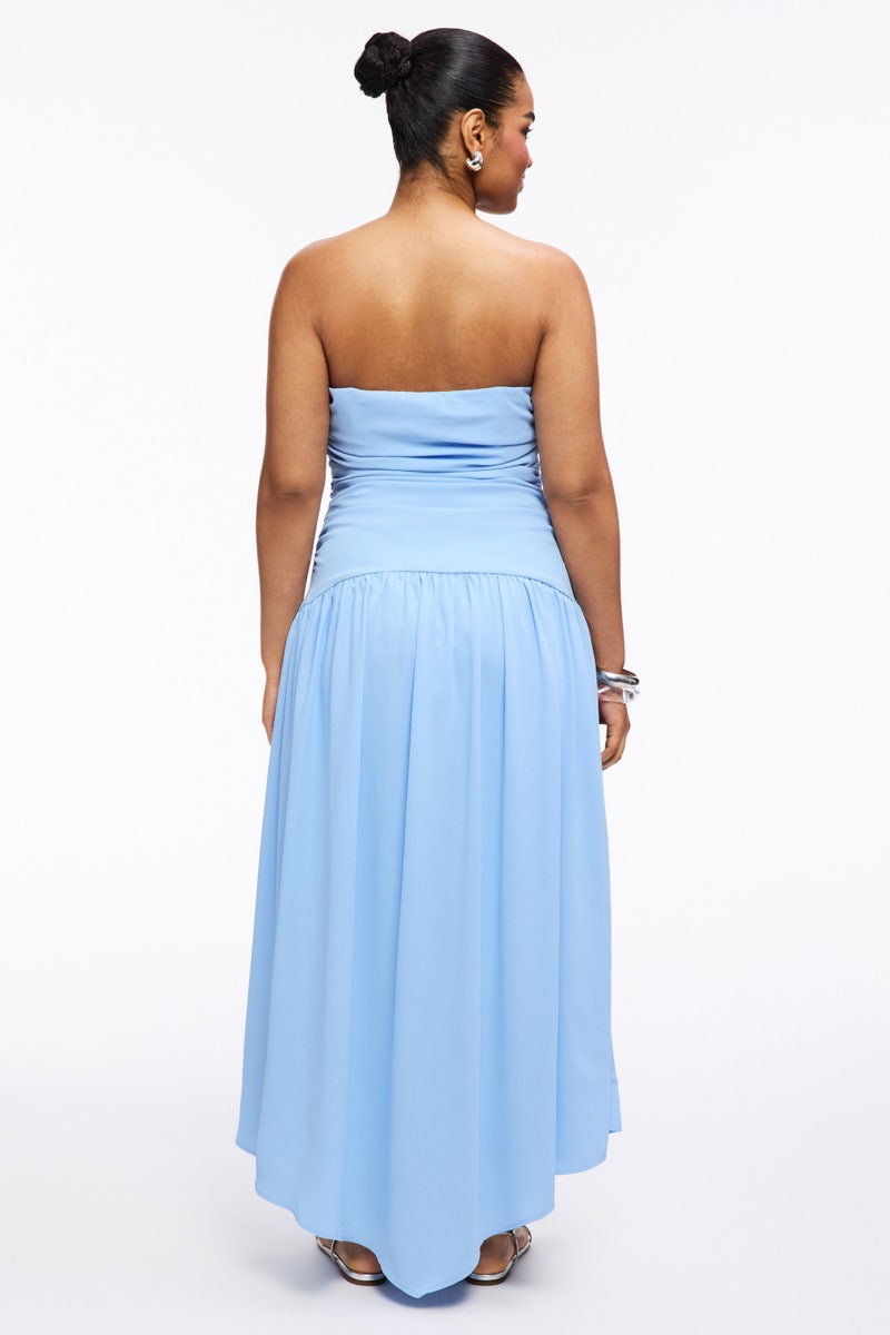 Strapless Drop Waist Dress by Jewel x Badgley Mischka - Photo 7
