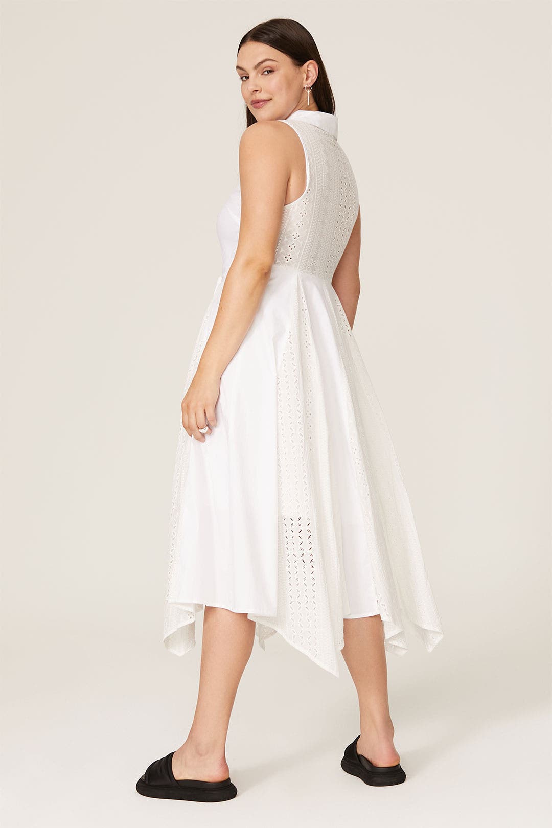 ミズ White Sleeveless Shirt Dress by Marissa Webb x RTR | Rent