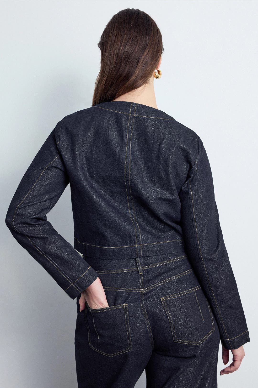 Sparkly Denim Jacket by Derek Lam 10 Crosby x RTR | Rent the Runway