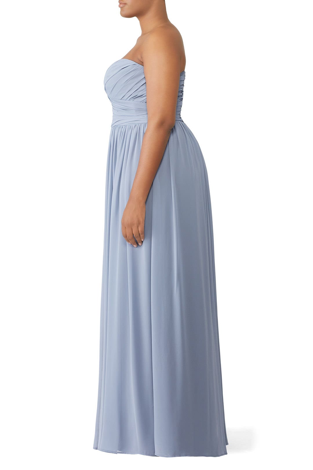 Blue Madeline Gown by Monique Lhuillier Bridesmaid 6