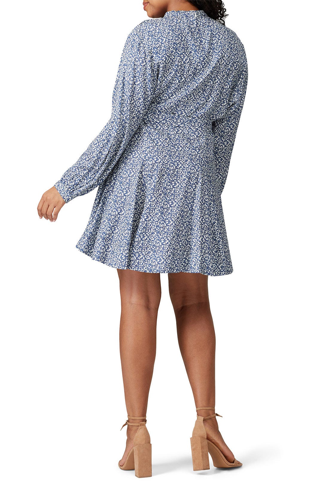Blue Printed Dress by Derek Lam 10 Crosby 7