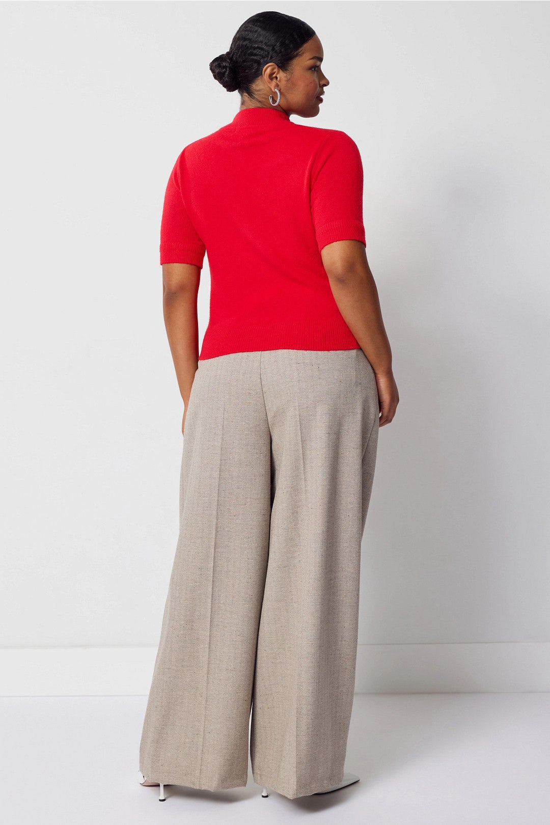 Brushed Knit Quarter Sleeve Sweater by Adam Lippes x RTR 7