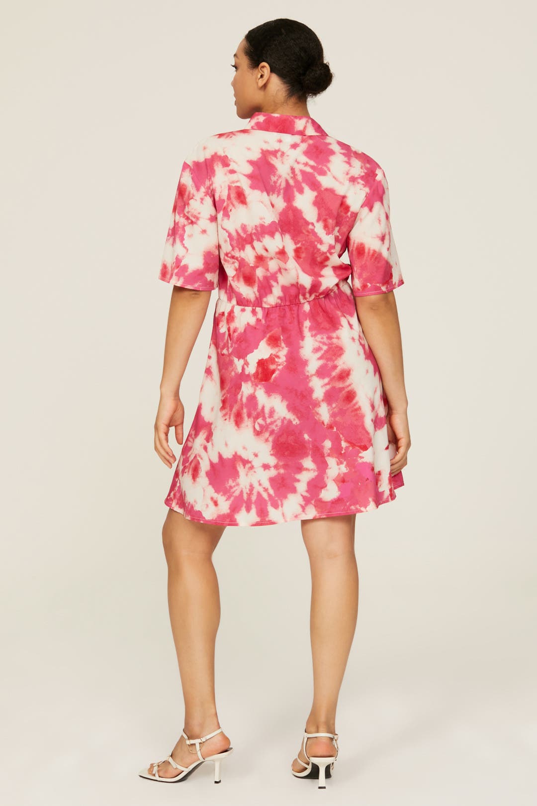 ワンピース THEREDTHREAD S tie shirt dress THEREDTHREAD / ザレッドスレッド】S tie shirt dress
