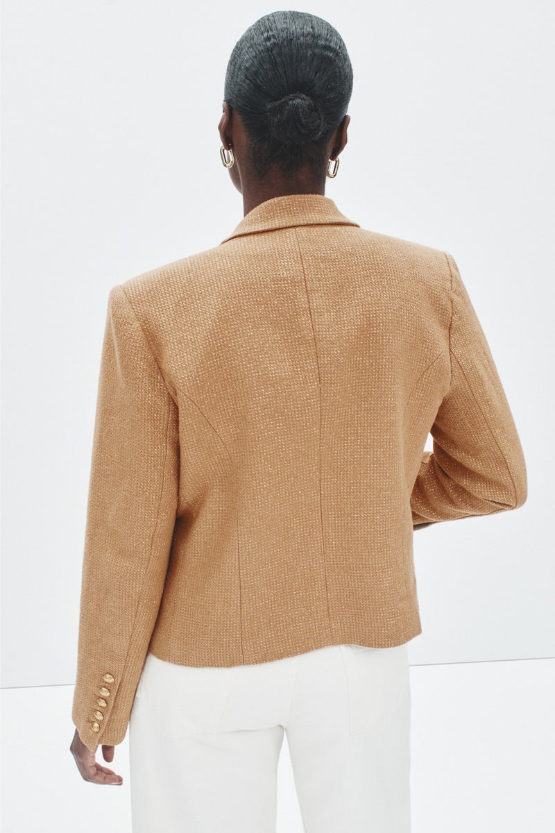 Brooke Double Breasted Crop Blazer by L'agence - Photo 7