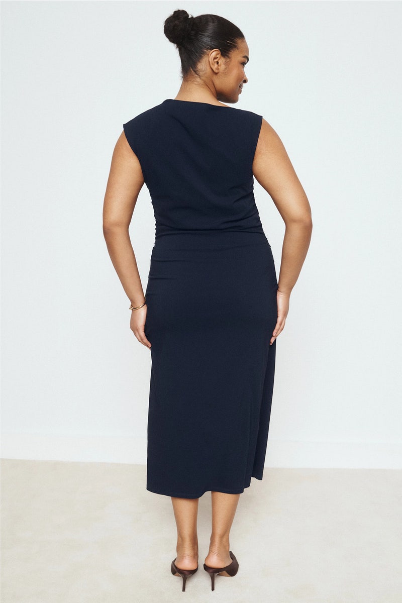 knee length dresses for ladies LIONESS 1999 Maxi Dress Navy main image 1