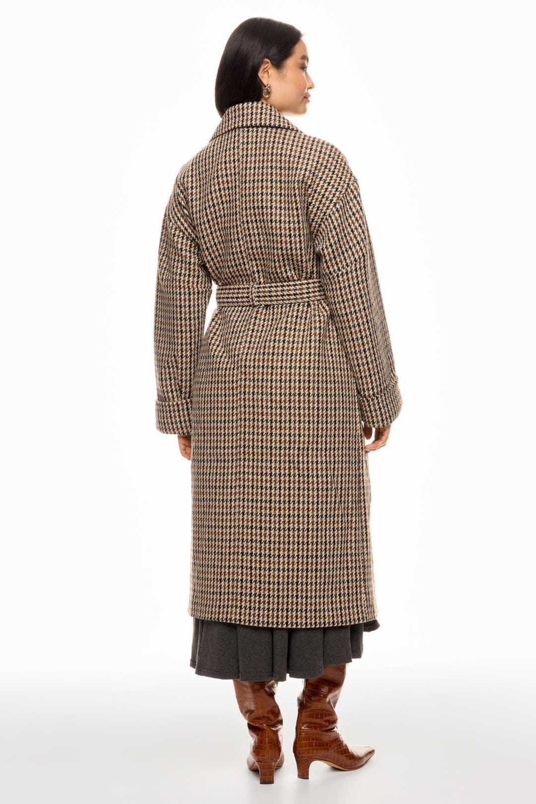 Houndstooth Wool Coat by Ronny Kobo x RTR | Rent the Runway