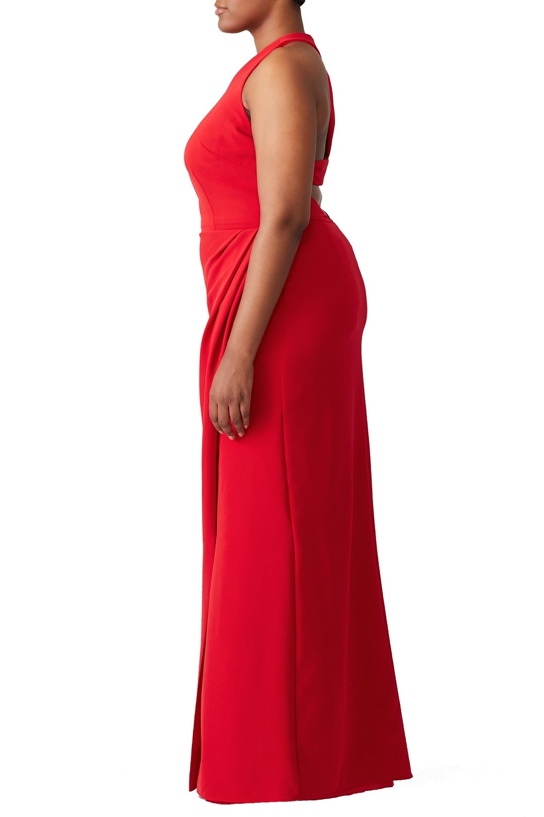 Red Column Gown by JS Collection 6