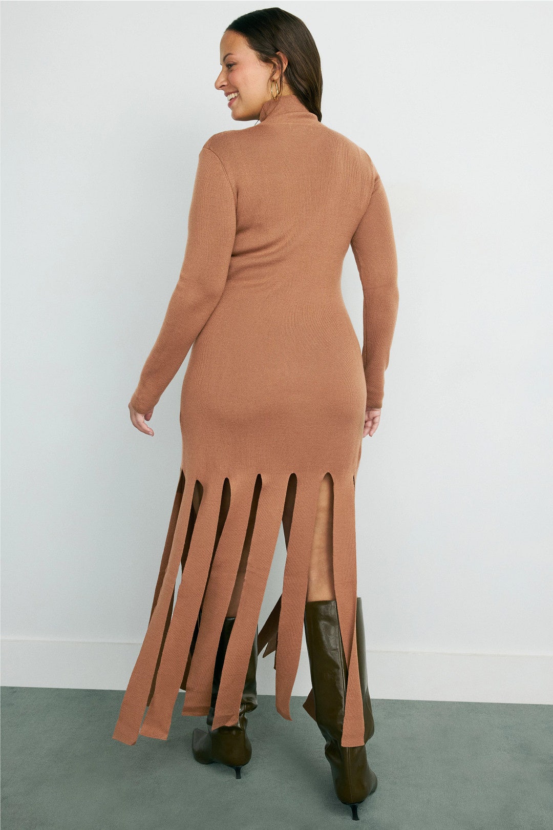 Fringe Midi Dress by Rosetta Getty x RTR 7