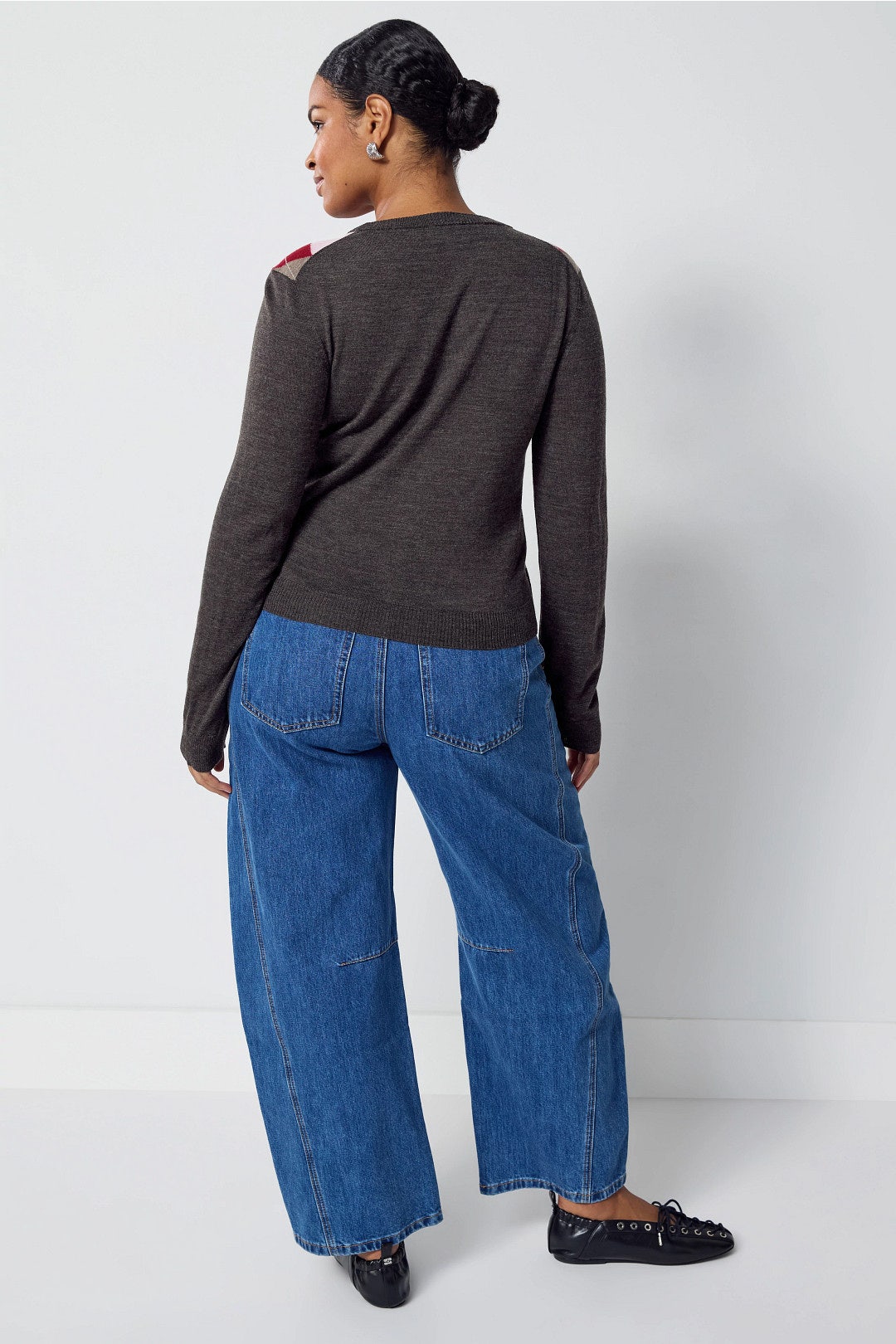 Argyle Cardigan by GANNI 7