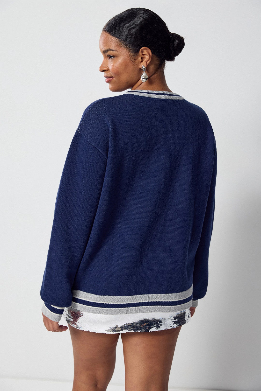 Cowboys Crew Neck Sweater by Terez 7