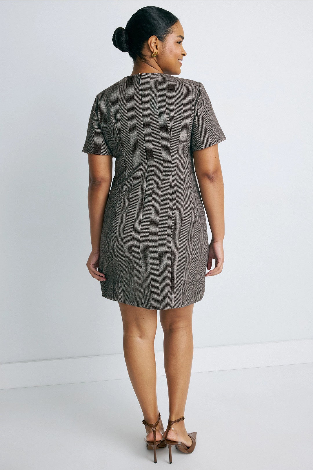 Herringbone Mini Dress by Adam Lippes x RTR 7