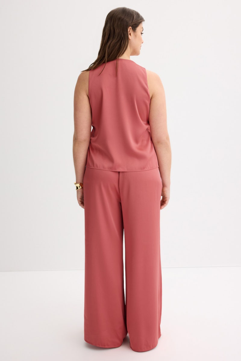 Wide Leg Satin Pull On Pants by Rosetta Getty x RTR - Photo 7