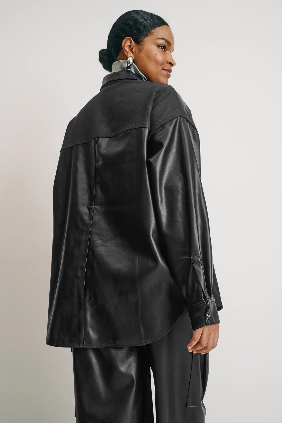 Mixed Media Shirt Jacket by 3.1 Phillip Lim | Rent the Runway