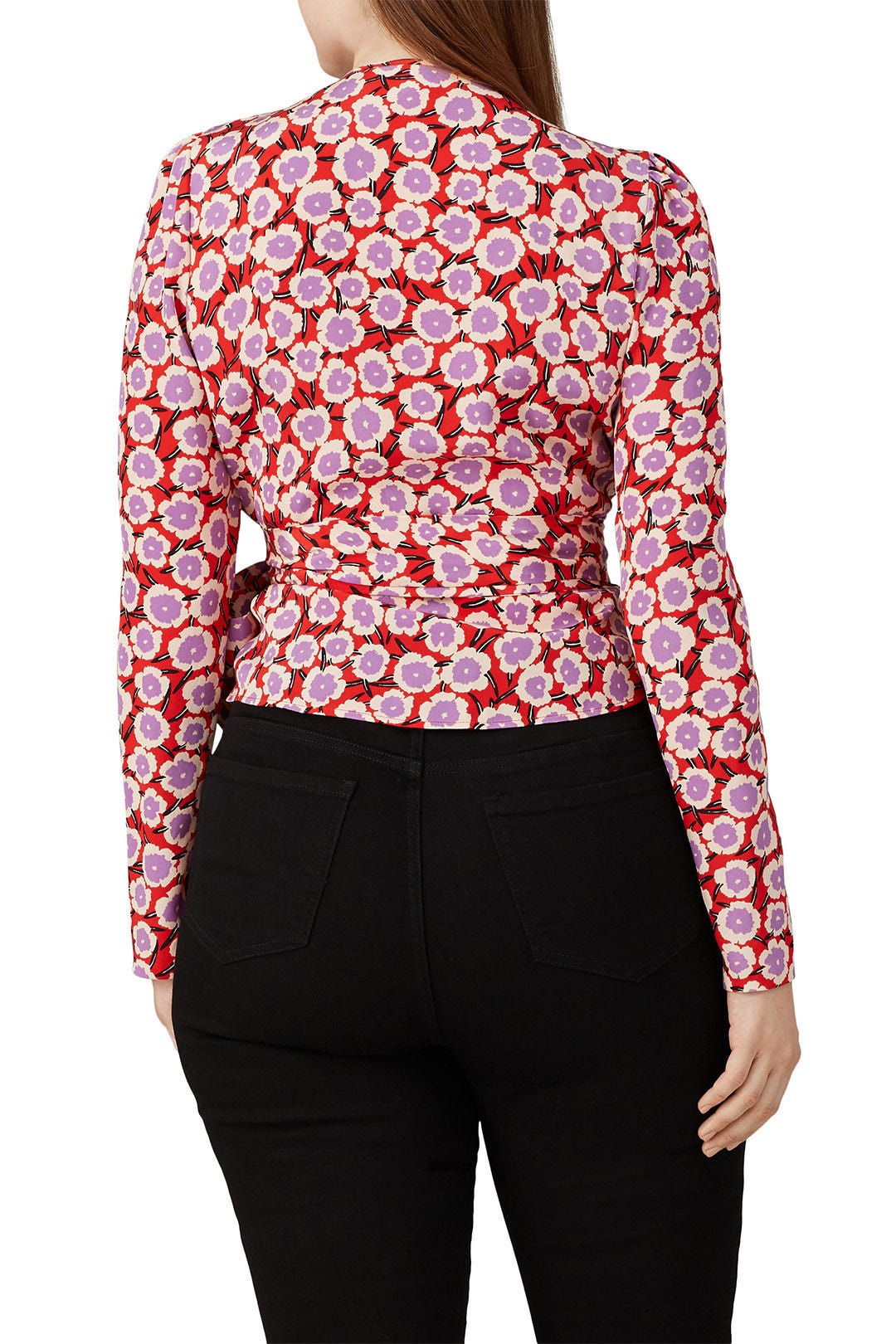 Alexia Wrap Top by Diane von Furstenberg 7