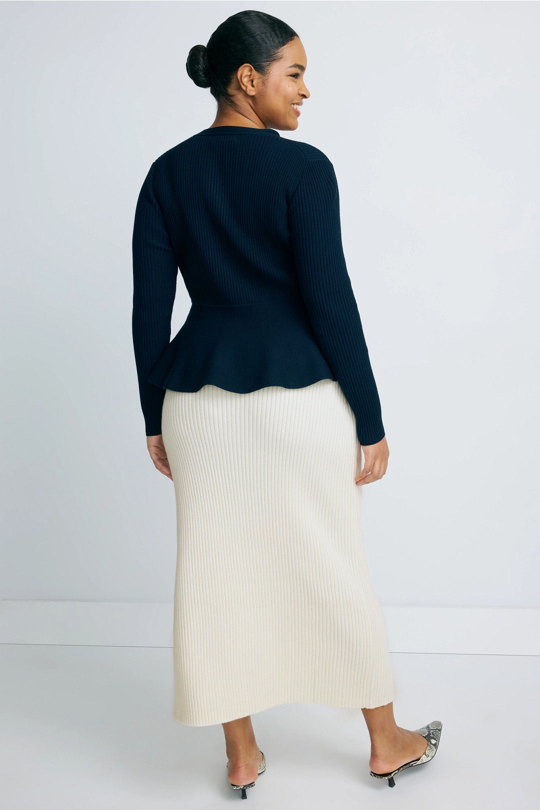 Zip Front Knit Skirt by Rosetta Getty x RTR 7