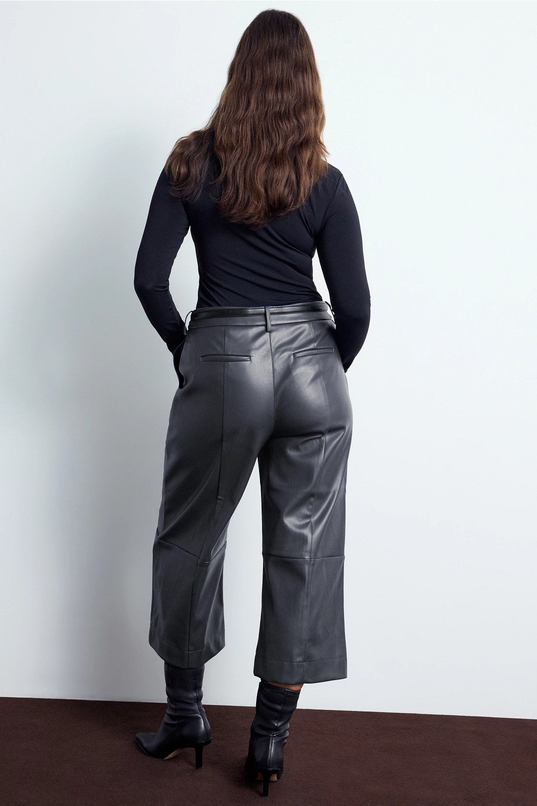 Faux Leather Cropped Pants by Jason Wu x RTR 7